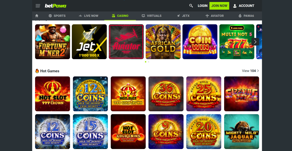 Casino Games and Slots