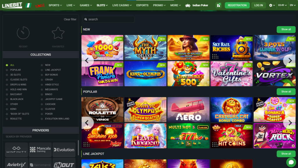 Casino Games and Slots