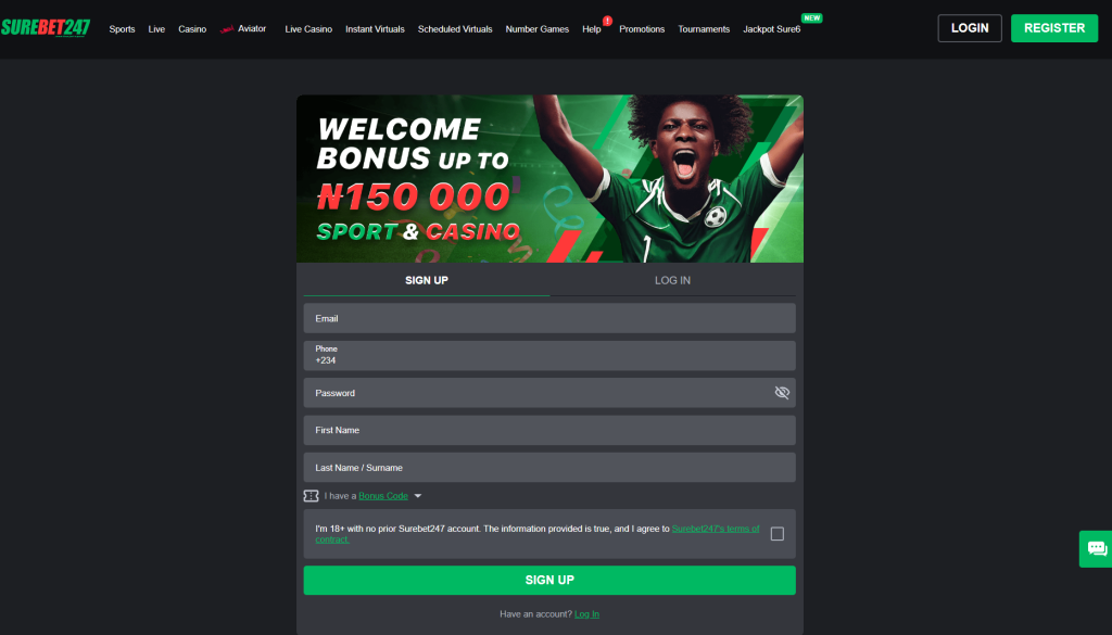 Account Registration Process